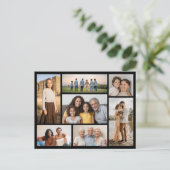 Maak Je Eigen 7 Foto Collage Briefkaart (Staand voorkant)