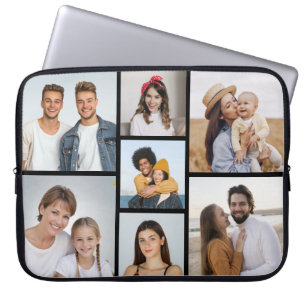 Maak Je Eigen 7 Foto Collage Laptop Sleeve