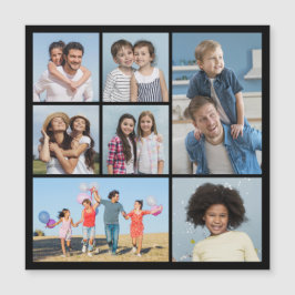 Maak Je Eigen 7 Foto Collage Magnetische Kaart