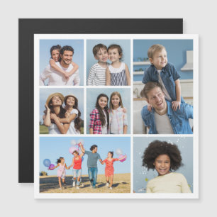 Maak Je Eigen 7 Foto Collage Magnetische Kaart