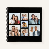 Maak Je Eigen 7 Foto Collage Notitieboek (Voorkant)