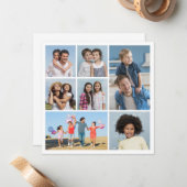 Maak je eigen 7 foto collage notitiekaartje (Voorkant / Achterkant in situ)