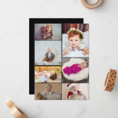 Maak je eigen 7 foto-collage notitiekaartje (Voorkant / Achterkant in situ)