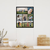 Maak Je Eigen 7 Foto Collage Poster (Keuken)
