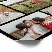 Maak Je Eigen 7 Foto Collage Poster (Hoek)