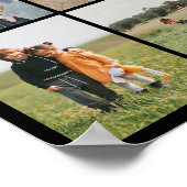 Maak Je Eigen 7 Foto Collage Poster (Hoek)