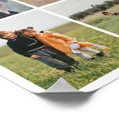 Maak Je Eigen 7 Foto Collage Poster (Hoek)