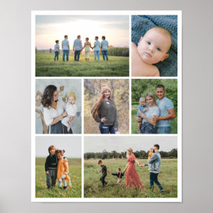 Maak Je Eigen 7 Foto Collage Poster