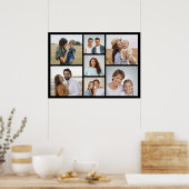 Maak Je Eigen 7 Foto Collage Poster (Keuken)