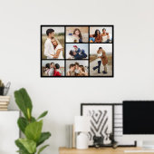 Maak Je Eigen 7 Foto Collage Poster (Thuiskantoor)