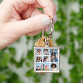 Maak Je Eigen 7 Foto Collage Sleutelhanger