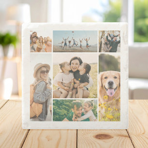 Maak Je Eigen 7 Foto Collage Stenen Onderzetter