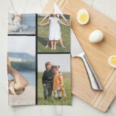 Maak Je Eigen 7 Foto Collage Theedoek (Quarter Fold)