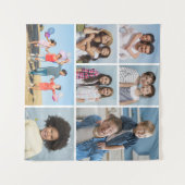 Maak Je Eigen 7 Foto Collage Wandkleed (Voorkant (horizontaal))