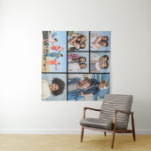 Maak Je Eigen 7 Foto Collage Wandkleed (In Situ (horizontaal))
