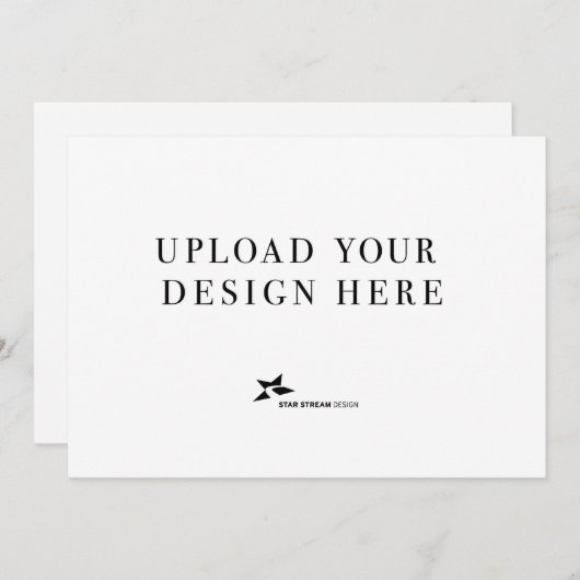 Maak je eigen 7x5 landschap kaart (Voorkant / Achterkant)