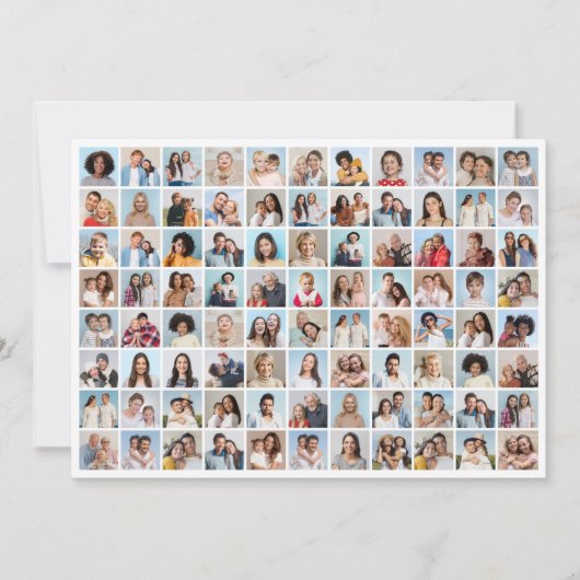Maak Je Eigen 88 Foto Collage Kaart (Voorkant)