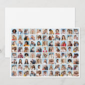 Maak Je Eigen 88 Foto Collage Kaart (Voorkant / Achterkant)