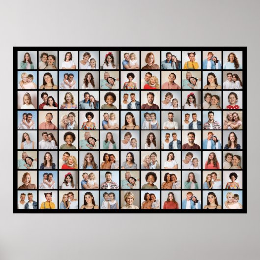 Maak Je Eigen 88 Foto Collage Poster (Voorkant)