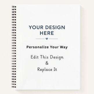 Maak je eigen 8.5" x 11" softcover notitieboek