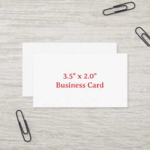 Maak Je Eigen 8,9 cm x 5,1 cm Mat Business Card Visitekaartje