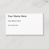 Amerikaans, 8,9 x 5,1 cm Visitekaartje (Voorkant)