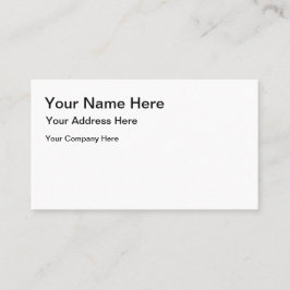 Maak je eigen 8,9 x 5,1 cm visitekaartje