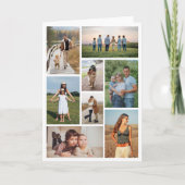 Maak Je Eigen 8 Foto Collage Kaart (Voorkant)