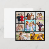 Maak Je Eigen 8 Foto Collage Kaart (Voorkant / Achterkant)