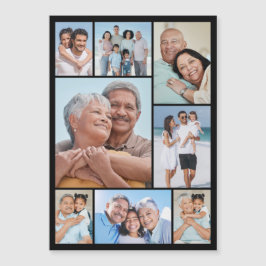 Maak Je Eigen 8 Foto Collage Magnetische Kaart