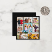 Maak Je Eigen 8 Foto Collage Notitiekaartje (Voorkant / Achterkant in situ)
