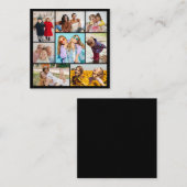 Maak Je Eigen 8 Foto Collage Notitiekaartje (Voorkant / Achterkant)