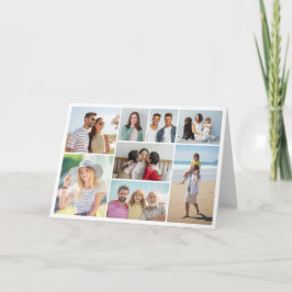Maak Je Eigen 8 Foto Collage Vouw Kaart