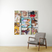 Maak Je Eigen 8 Foto Collage Wandkleed (In Situ (horizontaal))