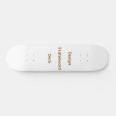 Maak Je Eigen 8" Skateboard Deck (Horizontaal)