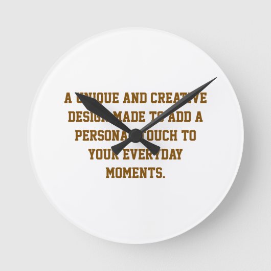 Maak Je Eigen 8" Wandklok (Voorkant)