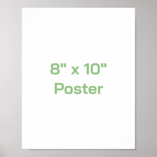 Maak je eigen 8"x10" poster (Voorkant)