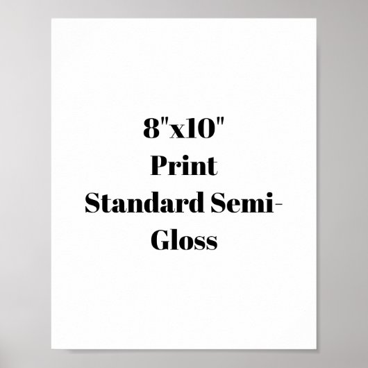 Maak je eigen 8"x10" poster (Voorkant)