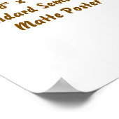 Maak je eigen 8" x 10" matte poster (Hoek)