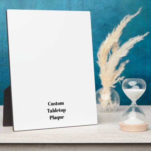 Maak je eigen 8 x 10" Tafelplaque met Easel Fotoplaat (Zijkant)