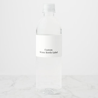 Maak Je Eigen 8" x 2.125" Waterfles Etiket
