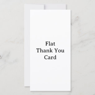Maak je eigen 8" x 4" standaard plat formaat bedankkaart