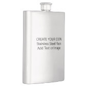 Maak Je Eigen 8oz RVS Trouwcadeau Flacon (Rechts)
