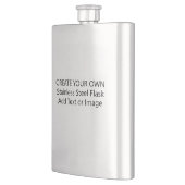 Maak Je Eigen 8oz RVS Trouwcadeau Flacon (Links)