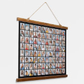 Maak Je Eigen 96 Foto Collage Hangend Wandkleed (Gebogen)