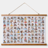 Maak je eigen 96 foto collage hangend wandkleed (Voorkant)
