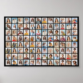 Maak Je Eigen 96 Foto Collage Poster