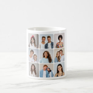 Maak Je Eigen 9 Afgeronde Hoeken Fotocollage Koffiemok