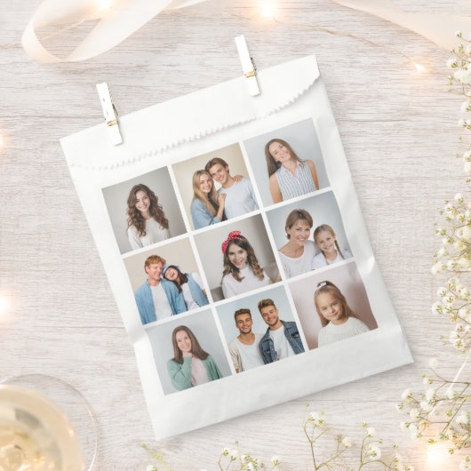 Maak Je Eigen 9 Foto Collage Bedankzakje (Geknipt)
