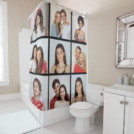 Maak Je Eigen 9 Foto Collage Douchegordijn